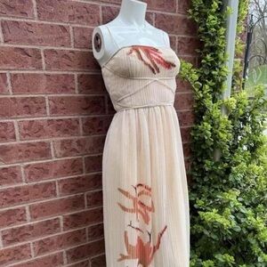 Vtg 1970’s Maxi Dress XS, size 8